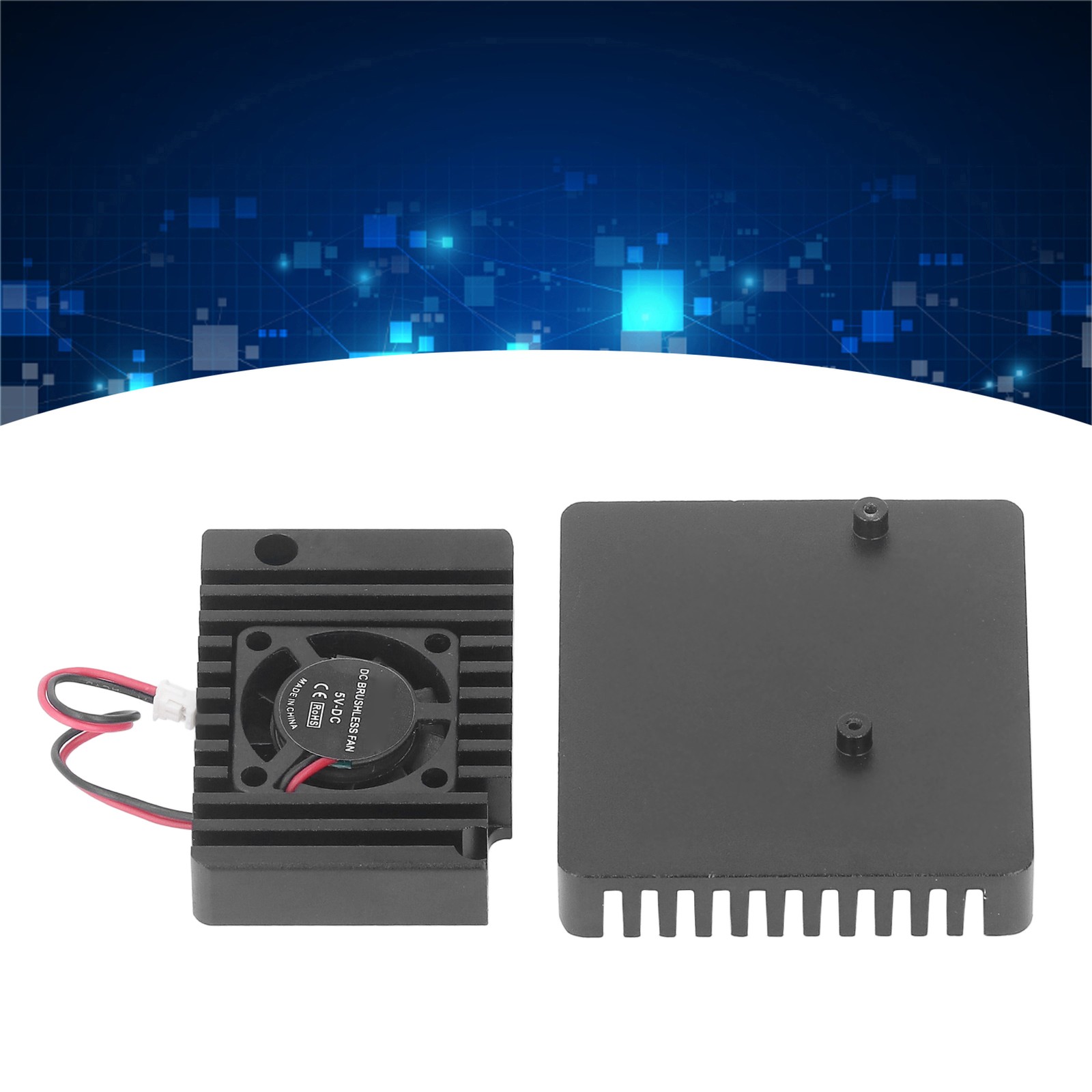 Router Cooling Shell Aluminum Alloy Heat Dissipation For Nanopi R2S