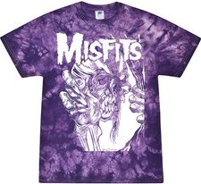 Misfits - Eyeball Purple - T-Shirt - 2XL Tie Dye  New  XXL