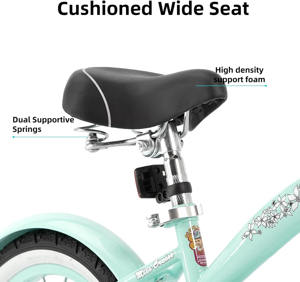 12 14 16 Inch Kids Cruiser Bike for Ages 2-7 Years Old Girls & Boys, Children'S - Image 4 of 4