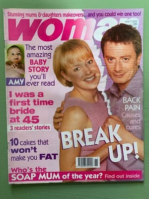 WOMAN mag 11-March-2002 SALLY WHITTAKER SEAN WILSON Bruce Willis Coronation St