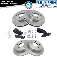 Posi Semi Metallic Brake Pad & Rotor Disc Kit Front & Rear for Explorer
