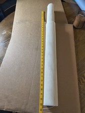 Vintage Needlepoint Canvas Zweigart Blank Mono White 10 Count Size 40"X 33"