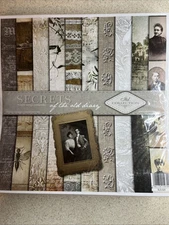 ITD Collection Scrapbook Paper - SECRETS- 12”x12” - 10 Designs - Single Sided