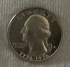 Bicentennial SILVER PROOF Quarter~1776-1976-S~ Cameo~Uncirculated~FREE SHIPPING~