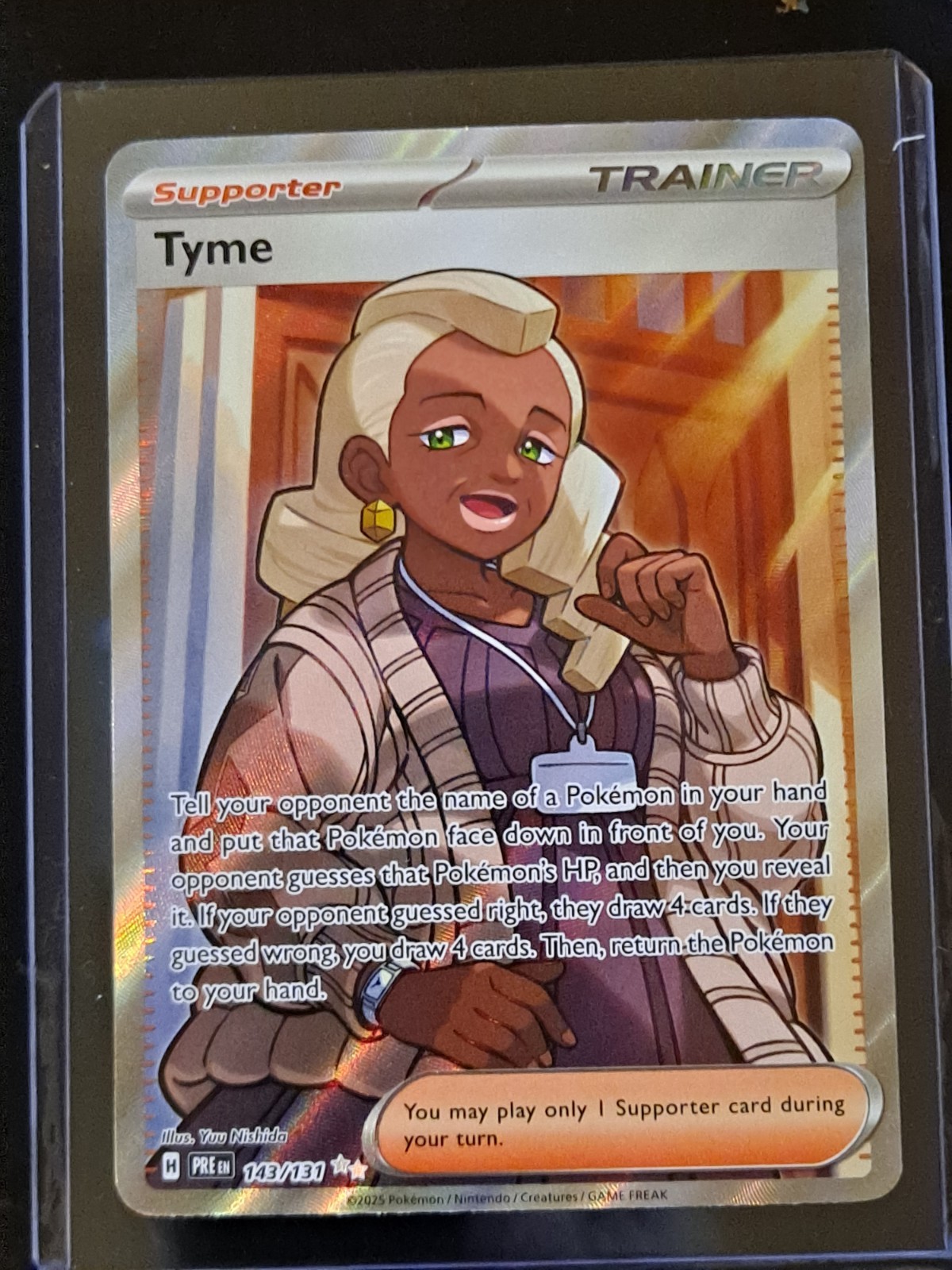 Tyme - 143/131 - Prismatic Evolutions - Ultra Rare - NM