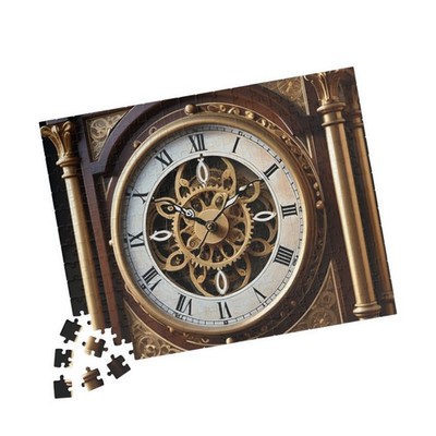 Antique Clock Gear Illustration Puzzle | Jigsaw 252 Pieces