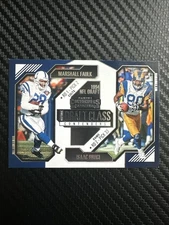 2024 Panini Contenders - Marshall Faulk / Isaac Bruce Historic Draft Class #14 