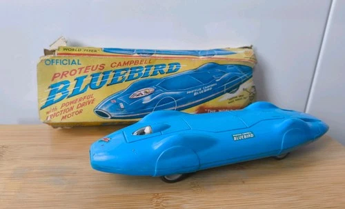 Vintage Marx Official Proteus Campbell Bluebird friction land speed car toy