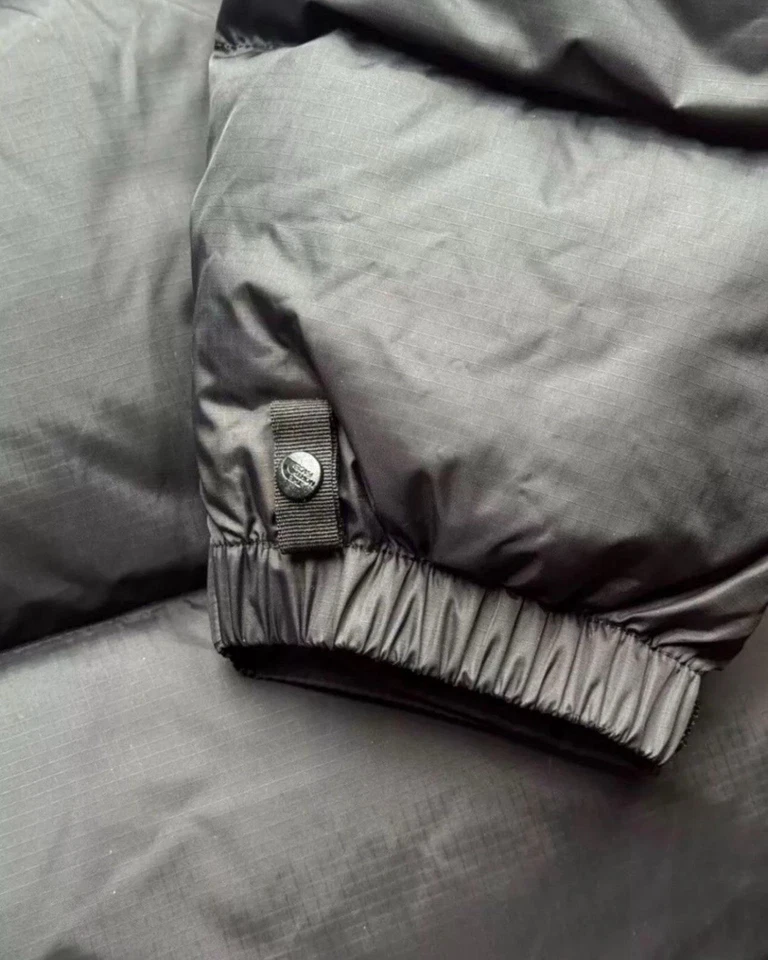 Mens The North Face Nuptse 700 Black Puffer Jacket - Image 2 of 4