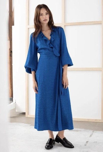 Women & Other Stories Dress Navy 38 / M / 46 #3GZY