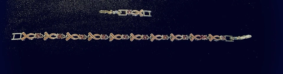 Vintage Avon Breast Cancer Hope Awareness Bracelet with Extender - Image 4 of 4