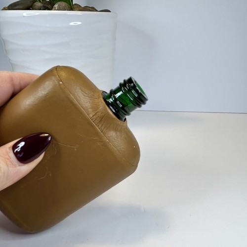 RARE Vintage Ralph Lauren Polo Green Men Cologne 4 oz Splash, Leather Wrapped - Picture 12 of 14