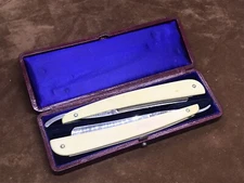 Antique Pair of Straight Razors with Original Case/Box