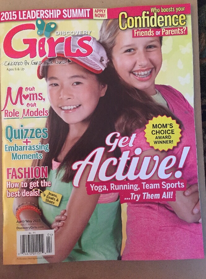 Discovery Girls Get Active Best Fashion Deals Quizzes Apr/May 2015 FREE SHIPPING