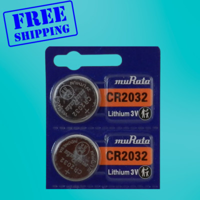Murata / Sony CR2032 LITHIUM 3V BATTERY  2Pc
