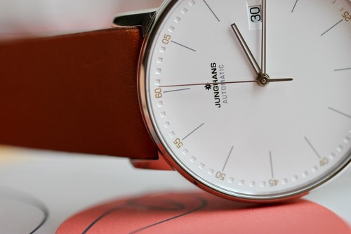 JUNGHANS FORM A 027/4734.00 - Reloj Automático Moderno Hombre Fecha Hecho en Alemania - Imagen 2 de 4
