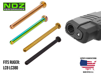for Ruger LC9 LC380 Recoil Guide Rod Stainless Steel PVD Finish, NDZ