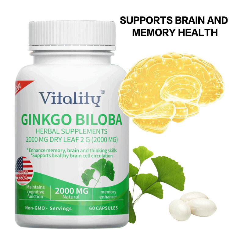 Los suplementos herbales de ginkgo biloba mejoran la memoria, el cerebro y las habilidades de pensamiento