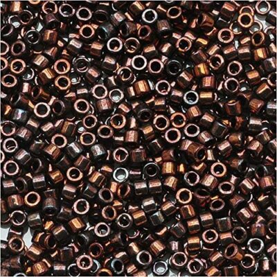 Miyuki Delica Seed Beads Size 11/0 Metallic Gold Iris 7.2 Gram Tube
