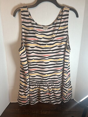 Corsage Women s Sz XL Cottage Core Striped Women s Top