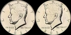 2021 P&D  KENNEDY HALF DOLLARS,  VERY BEAUTIFUL COINS,  FAST SHIPPING