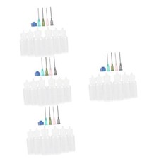 1 Set Applicator Bottles Reusable Needle Bottles Portable Tip Bottles