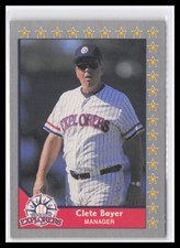 Clete Boyer #149 1990 Pacific Senior League Bradenton Explorers
