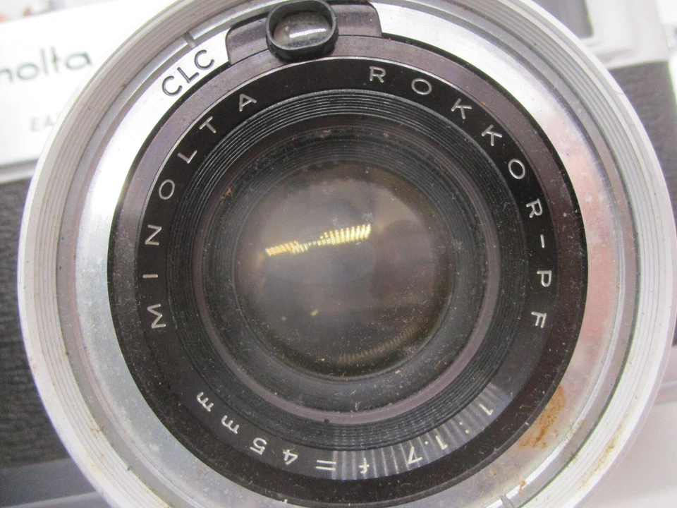 Minolta Hi-Matic 9 with Rokkor 1:7 45mm Lens  /w Vintage 70’s Hard Case UNTESTED - Image 3 of 4