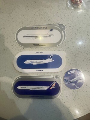 SELTENER Airbus Flugzeug Aufkleber mit Fluggesellschaft LOT x 38