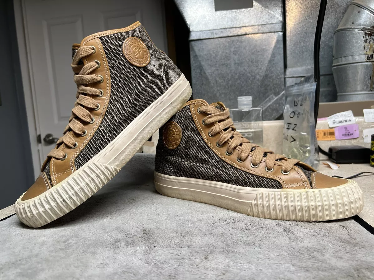 Pf flyers hotsell leather hi tops