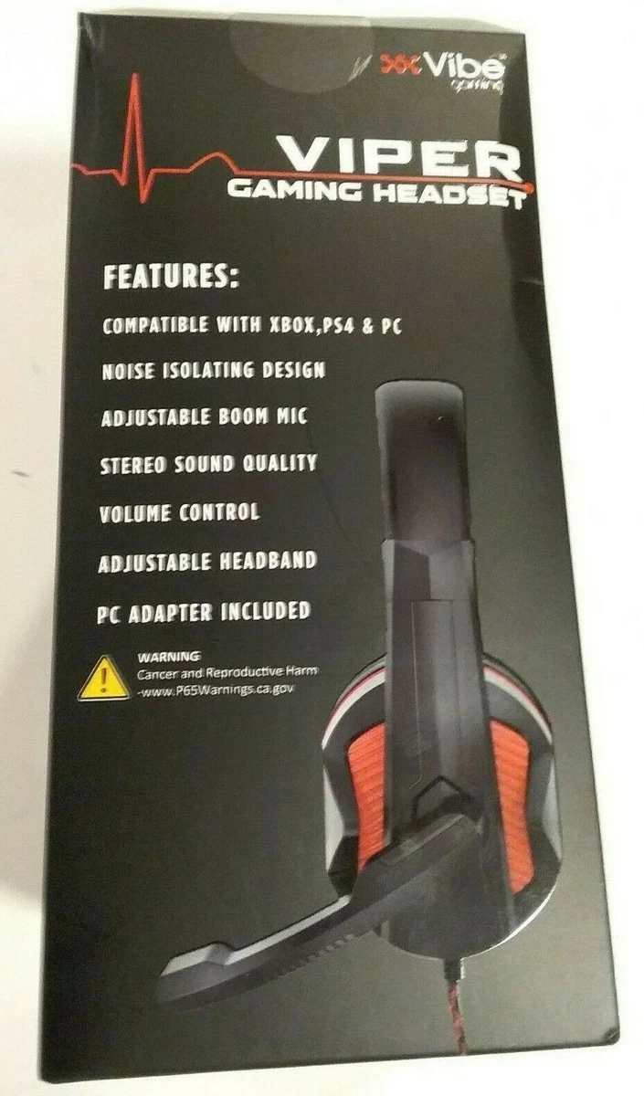 VIPER LED Light UP Gaming Headphone with Microphone eBay
