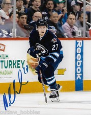 Winnipeg Jets Nikolaj Ehlers Autographed Signed 8x10 NHL Photo COA