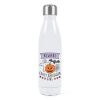 Beware VerrüCkte Halloween MäDchen Doppelwand Wasserflasche Geist Tochter Lustig
