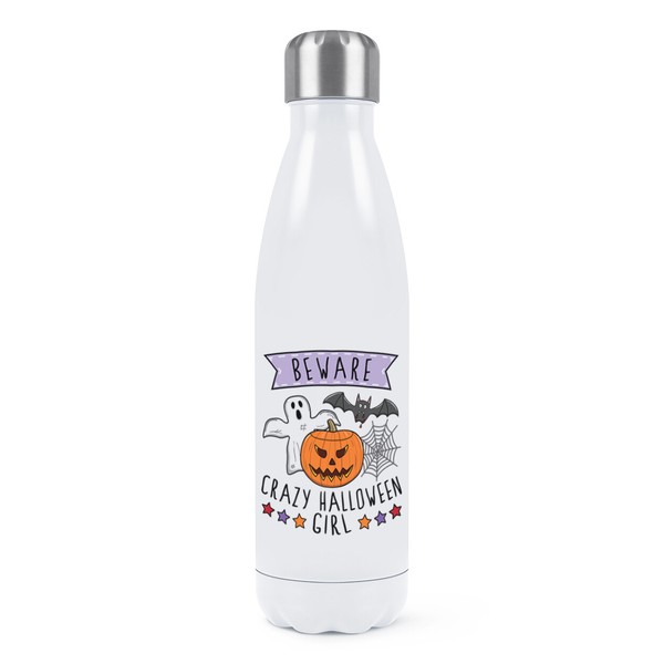 Beware VerrüCkte Halloween MäDchen Doppelwand Wasserflasche Geist Tochter Lustig-image