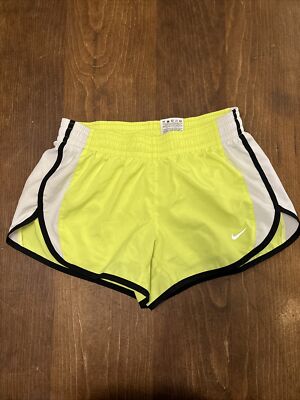 Nike Running Shorts Womens XS Neon Green Exercise Gym
