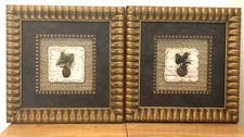 DORAL I AND DORAL II LOT OF 2 SUBJECT FRUIT IN VASE COMTEMPORARY PIECES OF ART