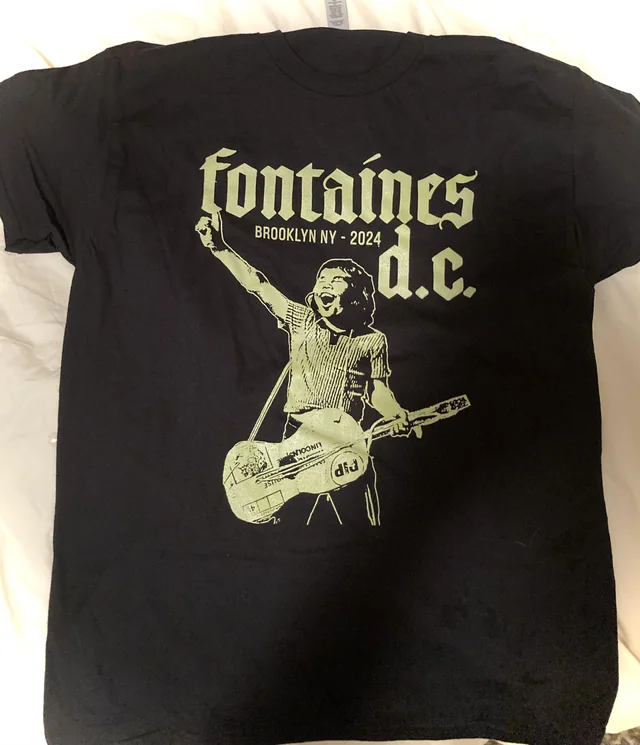 Collection Fontaines D.C. Tour 2024 Band Full Size S to 5XL T-shirt QA325