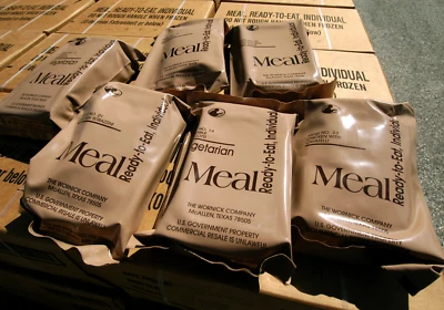 WORNICK AND / OR AMERIQUAL MRE U.S. Military Ready to Eat Meals INSP 2025 - choose meal
