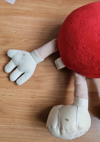 Nanco M&M Red Plush Stuffed Animal Toy Read - 第 6/9 張圖片
