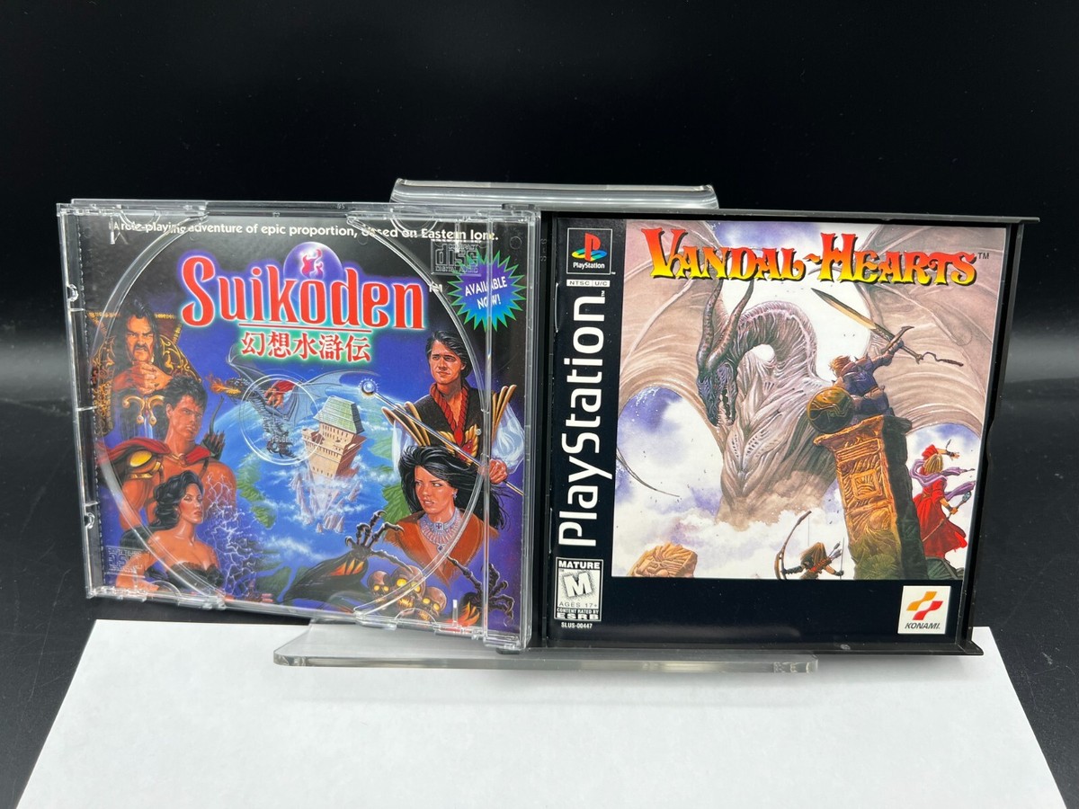 Fourreau De Protection Pour Vandal-Hearts 1 & 2 Sur PS1 - Neuf Sous Blister