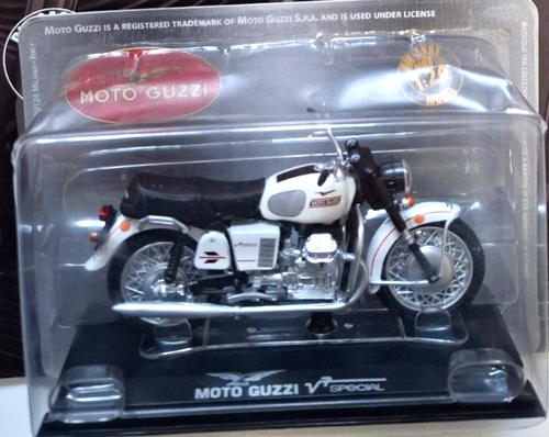 HACHETTE STARLINE 1:24 MOTO GUZZI V7 SPECIAL CON FASCICOLO 1 - Imagen 2 de 2