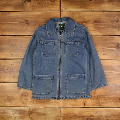 Vintage Harve Benard Workwear Jacke S Chore Denim USA Made Blau Damen