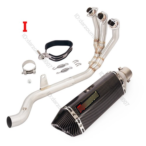 For Triumph Tiger 660 Trident 660 2022 2023 Exhaust Tail Muffler Tips Front Pipe - Bild 11 von 13