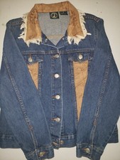 Junior Girls Lighthouse Apparel Fancy Long Sleeved Jean Jacket Metal Buttons...