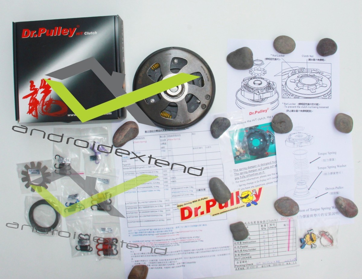 PGO G-MAX/BLUR 150/200/220 DR.PULLEY HIGH PERFOR. CVT CLUTCH + 
