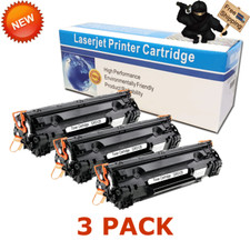 3PK 3484B001AA C125 Black Toner for Canon 125 imageCLASS MF3010 LBP6000 LBP6030w