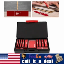 Setup Blocks Woodworking Tools - 15-Piece Gauge Block Set with Precise