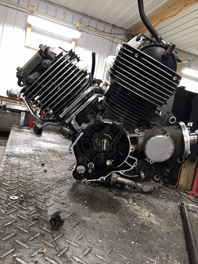 01 Yamaha XVS650 XVS 650 A V Star Engine Motor