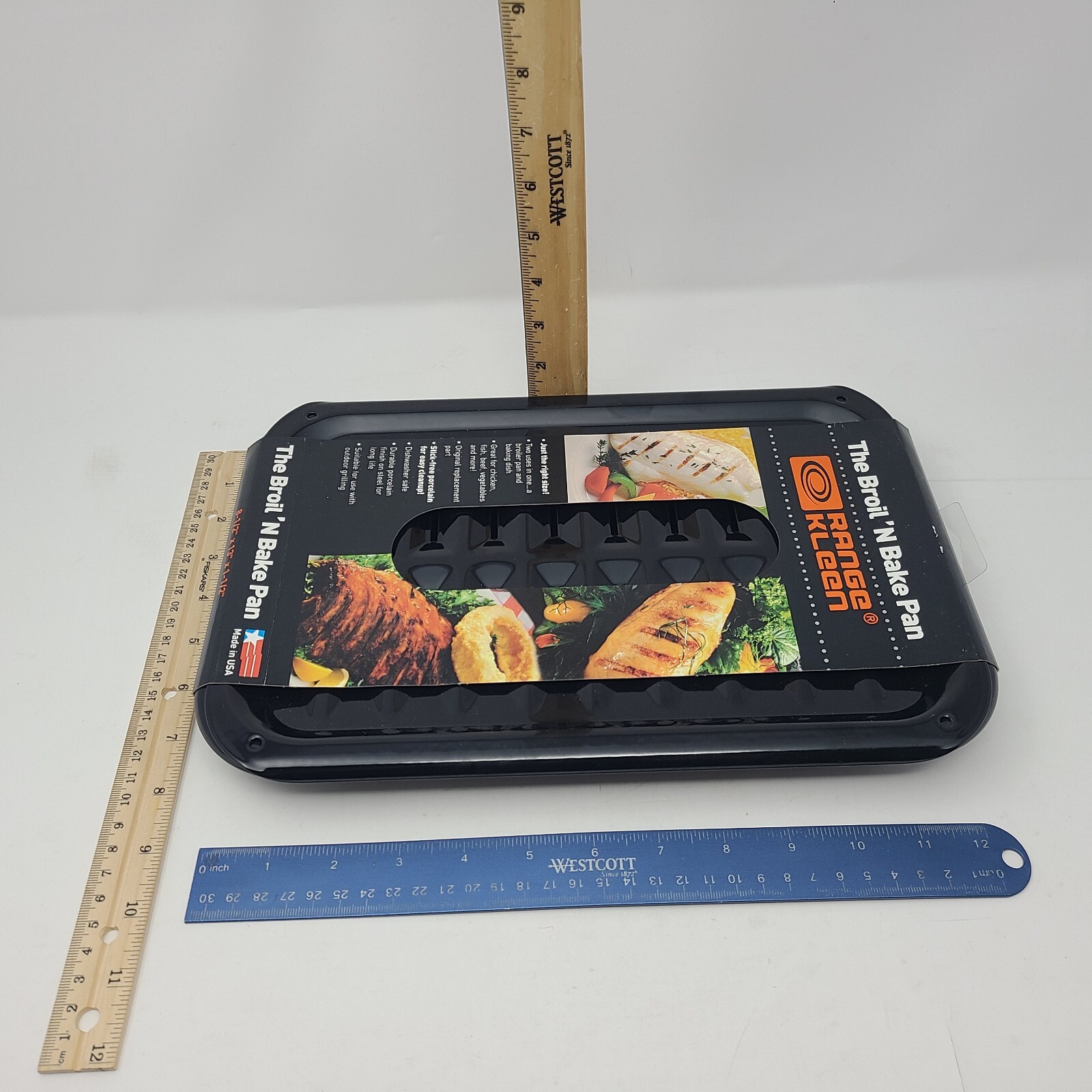 Range Kleen The Broil 'N Bake Pan USA 8.5in X 13In X 1.5in