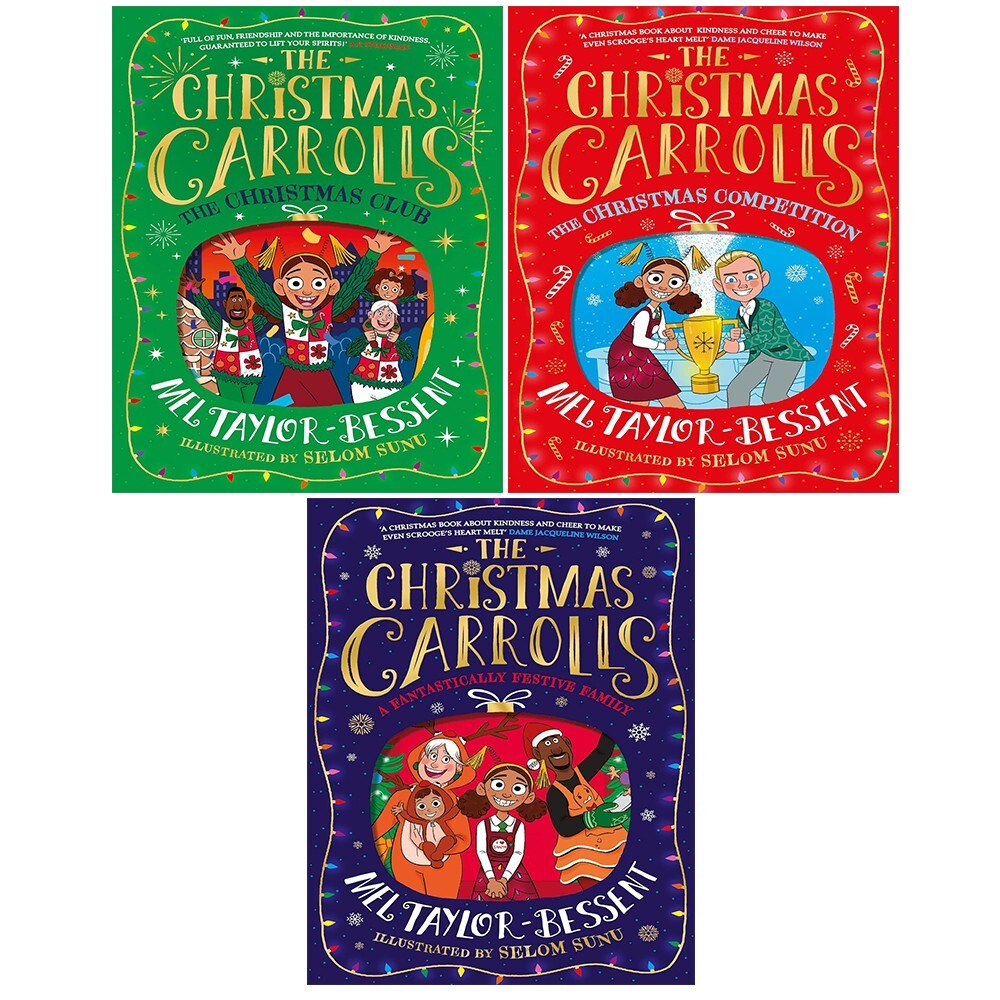 Christmas Carrolls Series Collection 3 Books Set by Mel Taylor-Bessent CLUB